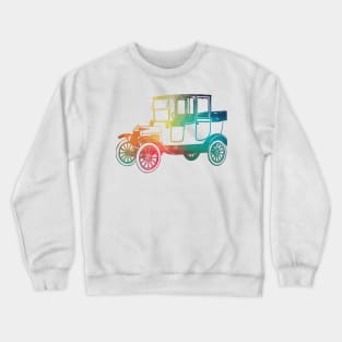 Rainbow old car 05 Crewneck Sweatshirt